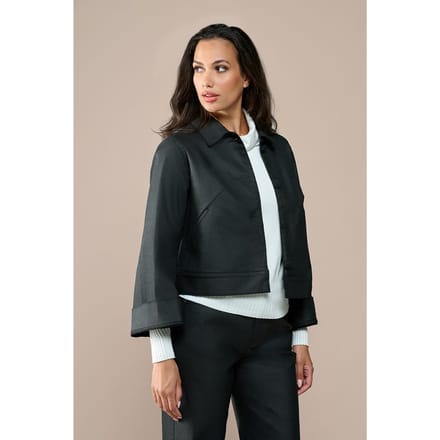 Jaily Coated Jacket Zwart