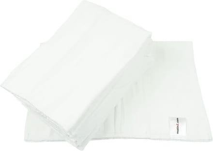 6-Pack Prefold Luiers Maat 2 Wit – Zacht Katoen voor Pasgeboren Baby's (0-3 mnd)
