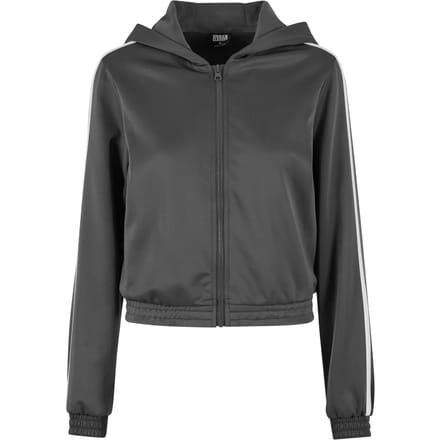 Urban Classics - Cropped Trainings jacket - S - Grijs