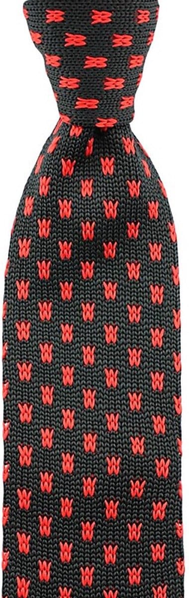 We Love Ties - Stropdassen - Stropdas gebreid Ericson - donkerblauw / rood