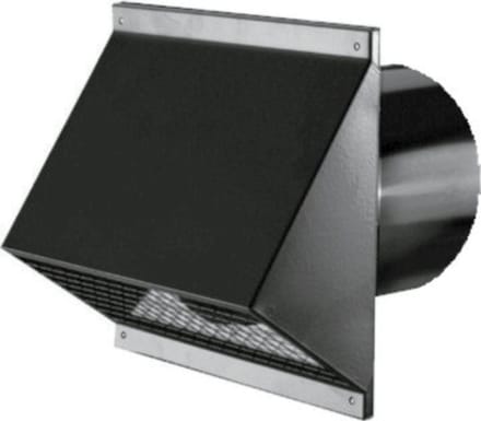 Wolf Wandkap DN180 kleur: zwart, voor CWL, 2575808