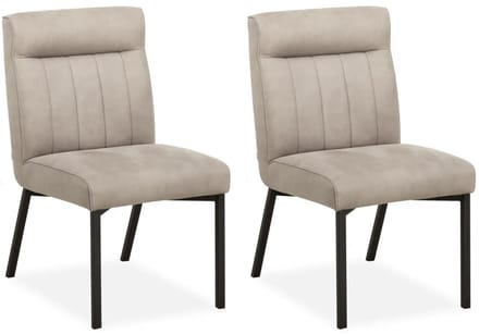 MX Sofa - Eetkamer stoel Jagger - Sand (set van 2 stuks)