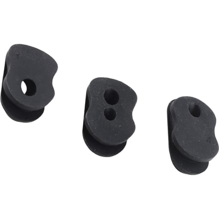 3 stuks Universele Siliconen Kabel Rubberen Stekker Elektrische Scooter Accessoires Onderdelen Geschikt voor MAX G30 black