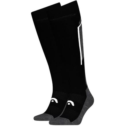 HEAD Skisokken Kneehigh 2-pack Black / Dark Grey-35/38
