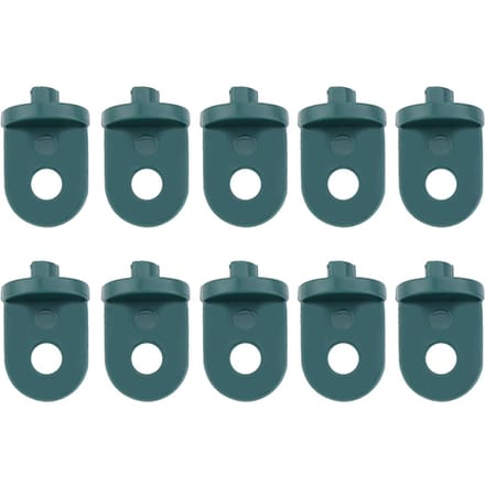 10 STKS Plastic Kas Haak Plant Bloem Hanger (Groen) groen
