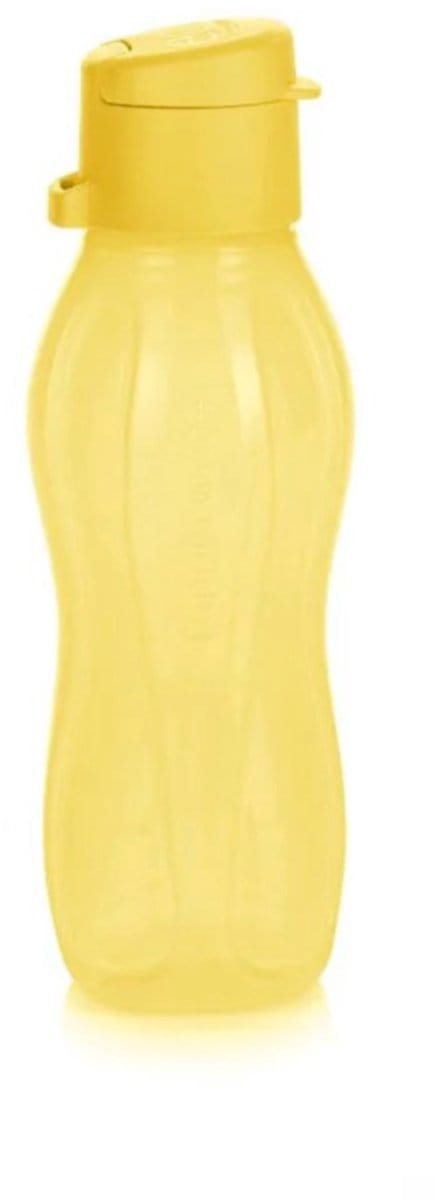 Tupperware Ecofles Plus 310 ml Geel | Klein waterflesje met sportdop