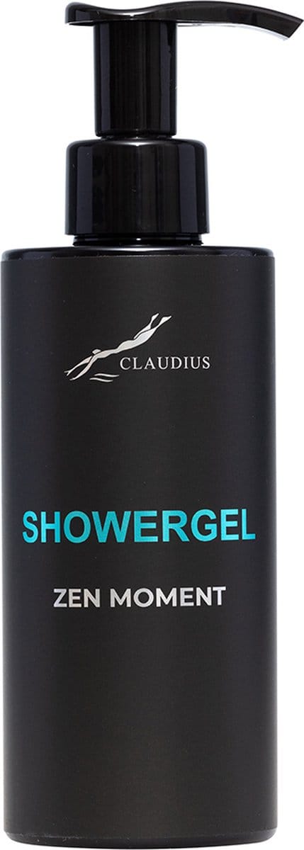 Showergel Zen Moment 300 ml - met pomp - zwarte fles - Douchegel
