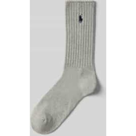 Sokken met labelstitching, model 'CREW SOCK'
