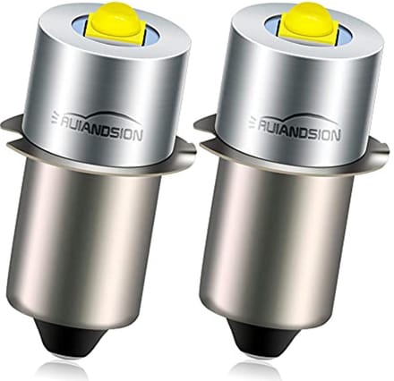 Upgrade LED Zaklamp Gloeilamp 6-24V P13.5S Vervanging