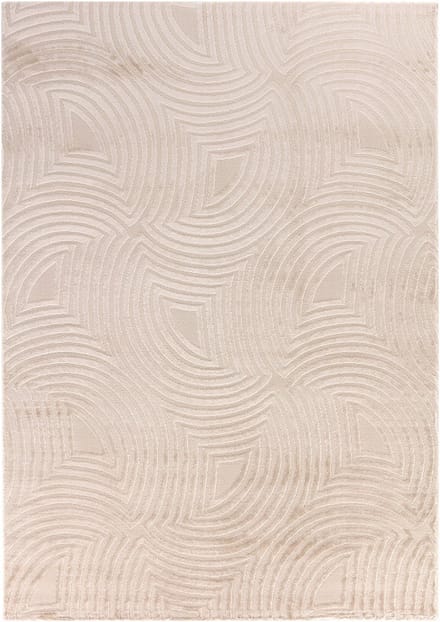 Flycarpets Cara Modern Japandi Duna Vloerkleed - Beige - 80x250 cm