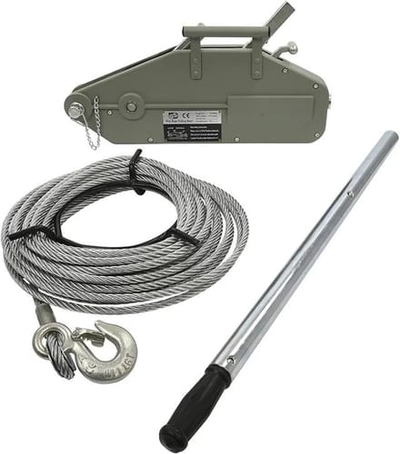 BTP - Staaldraadtakel - 800kg - 3-delig set - Lier