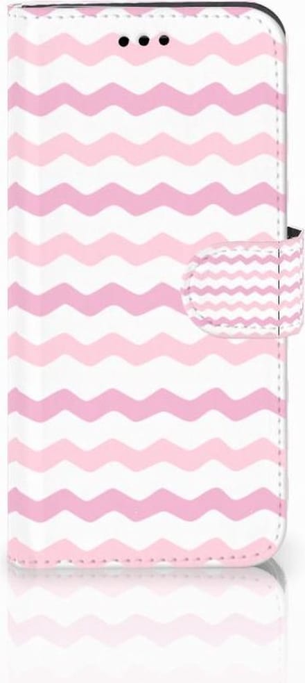 Huawei P10 Lite Telefoon Hoesje Waves Roze