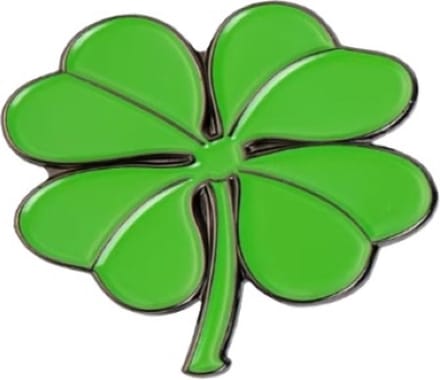 Pin Broche - enamel pin - kledingspeld - Klavertje vier
