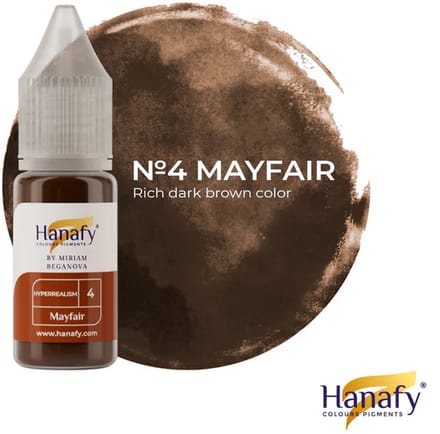 Hanafy Eyebrow Pigment No.4 – Mayfair - Hyperrealism by Miriam Beganova