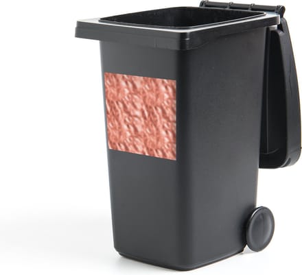 Container sticker Roze - Marmer - Structuur - Luxe - 40x40 cm - Kliko sticker