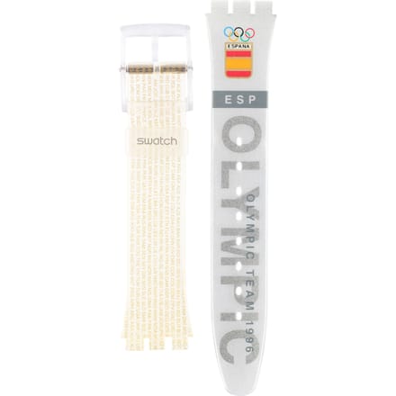 Swatch Plastic - Originals Medium (34mm) /Access/Solar/Musicall/Stop - G/SK/SL/SR/SS/SO28 AGZ150E GZ150E Olympic Team Spain Horlogeband