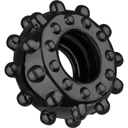 PowerPlus Flexibele Cockring Geribbeld - zwart