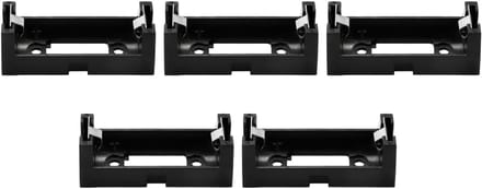 Batterijhouders CR123A - 5 Stuks Houder - PCB Circuit - 2-Pins Connector - 43 cm - Zwart