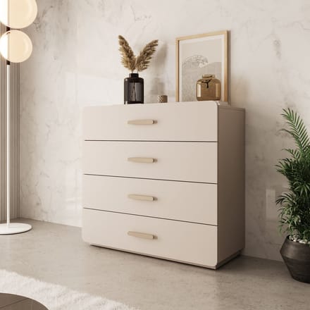 Meubella - Luzon - Ladekast - Beige - 100x44x92 cm