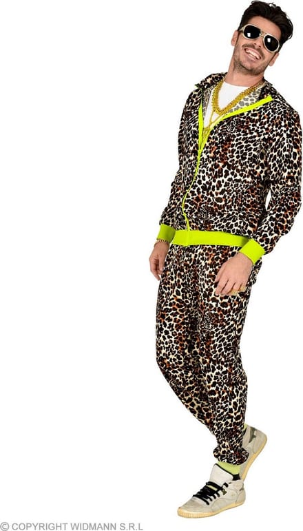 Trainingspak luipaard neon