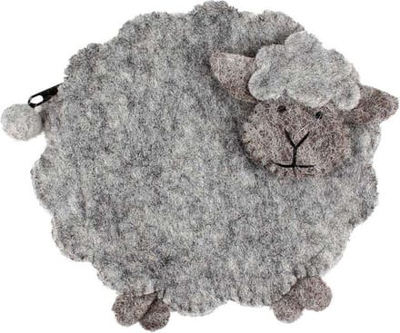 Portemonnee vilt schaap 14x15cm