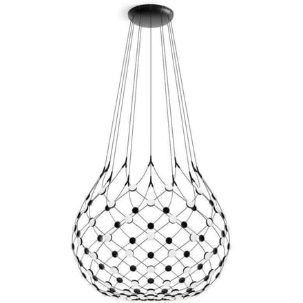 Luceplan Mesh Wireless hanglamp, Ø 100 cm, 4 m, Bluetooth