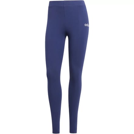 Adidas Sportswear Essentials Linear Katoenen Legging - Dames - Blauw