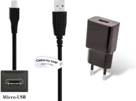 OneOne 2A lader + 0,9m standaard Micro USB kabel. Universele oplader adapter past op JBL Flip 2 / 3 / 4, Clip 1 / 2 / 3 / Plus / Clip 3SAND, Clip + Plus, Go, Go 2, Go Plus, Charge 1 / 2 / 2+ / 3 / plus