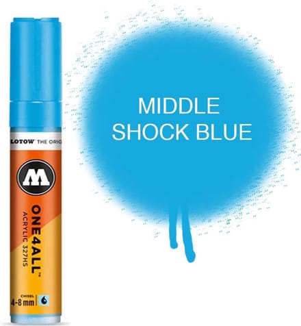 Molotow - One4All 4-8mm Marker Shock Blue Middle