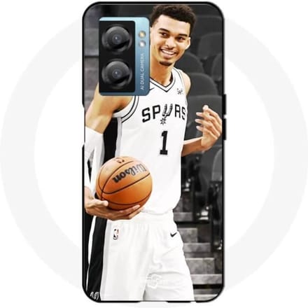 Oppo A77 5G hoesje Victor Wembanyama San Antonio Spurs nr. 1