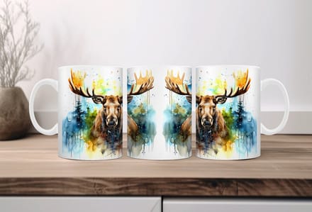 Auqarel koffiemok Eland 1