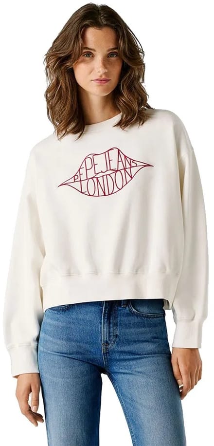 Pepe Jeans Bernis Sweatshirt Wit S Vrouw