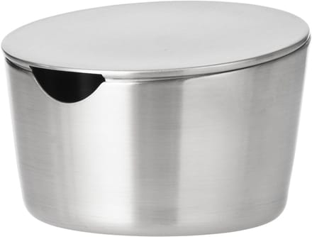 Esmeyer suikerpot met deksel VISTA, rond, zilver