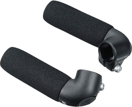 Ergotec bar-ends Touring S AL6061 zwart zand