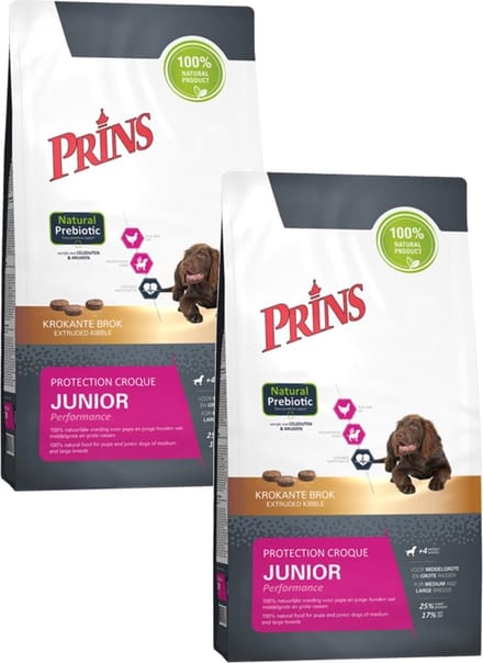 Prins Protection Croque Junior Performance - Hondenvoer - 2 x 2 kg