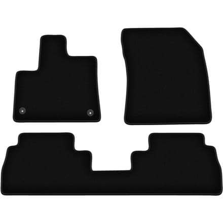 BASIC zwarte velours matten voor: Toyota ProAce City combivan (2018-)