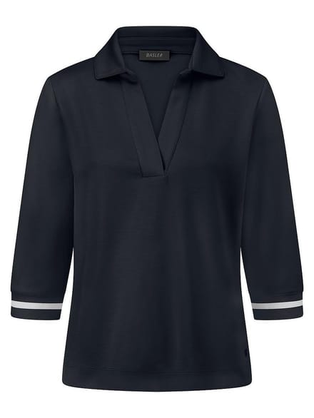 Poloshirt Van BASLER blauw