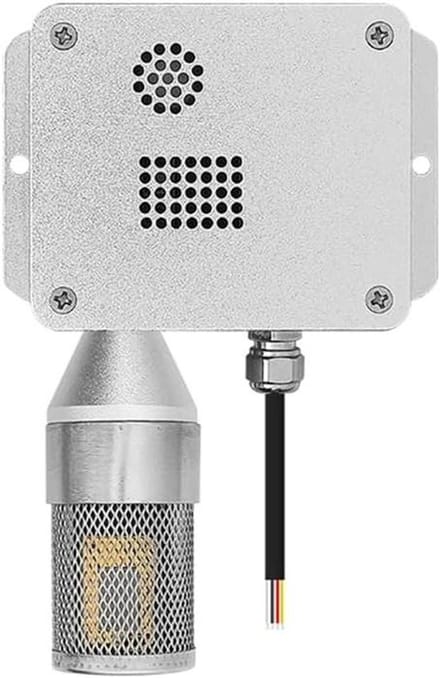 Luchtkwaliteit Monitor - Luchtmeter Sensor - Milieu Meten - Meerdere Gassen Detectie - 9-36V DC - Grijs