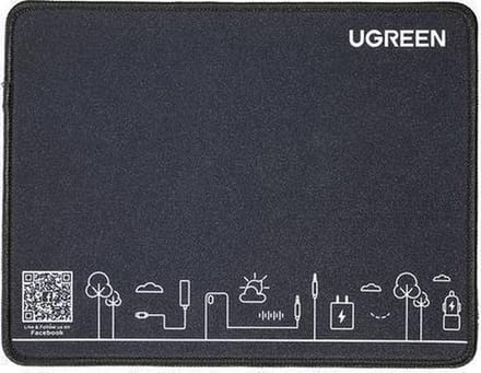 Ugreen Silicone Muismat - 260 x 200 x 2 mm - Rustige print - gaming matje