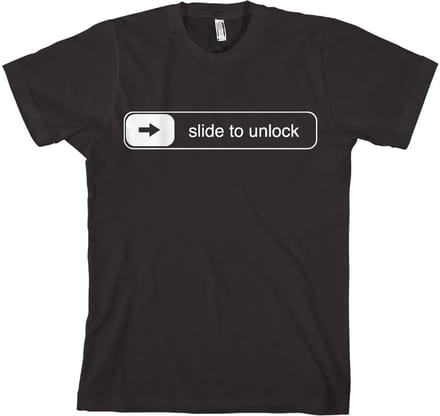 GEEK - T-Shirt Slide to Unlock (M)