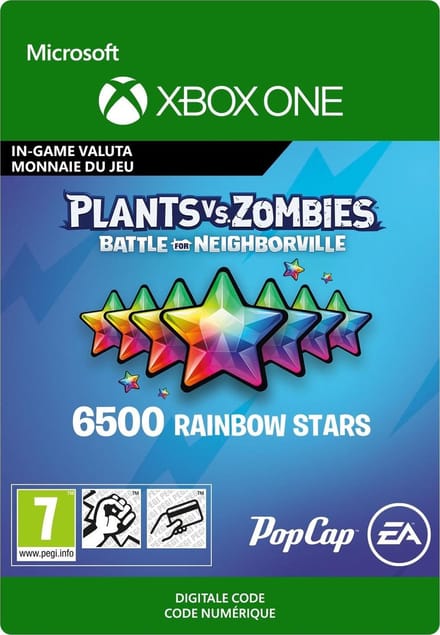 Plants vs. Zombies: Battle for Neighborville: 6500 Rainbow Starss - Xbox One - Consumable