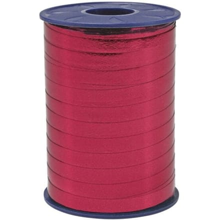 Krullint Metallic Karmijn Rood – Cadeaulint