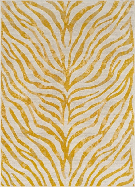 SURYA Cybele vloerkleed zebra boho geel beige