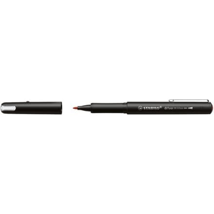 STABILO dr!ver fineliner, medium punt, rood 5 stuks