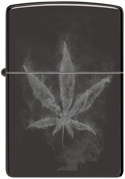 Zippo Smokey Leaf Design