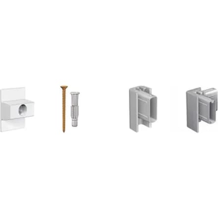Duraline Ophangset Voor Schilderijrail Phs S/1 - Voor Click Rail - Grijs