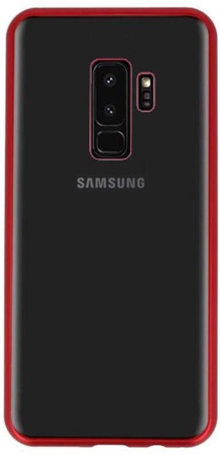 Rood Transparant Magnetisch Back Cover Hoesje voor Samsung Galaxy S9 Plus