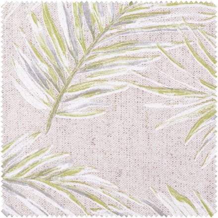 Motiefstof in linnenlook "Oasis"