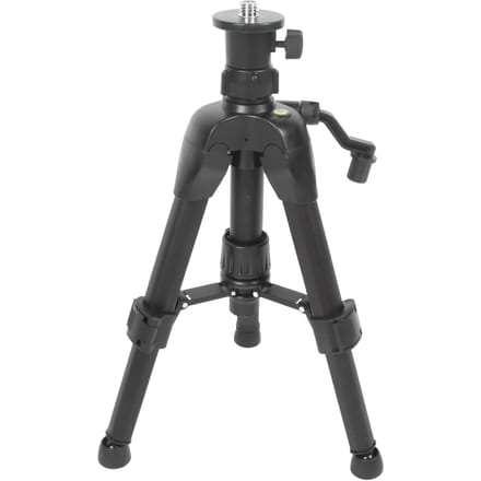 Niveau Statief 0.45m Telescopisch Verdikt Aluminiumlegering Nivellerend Statief Standaard met 3-Weg Stabilisator black
