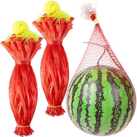 Hanging Watermelon Nets - 100 Pack Melon Hammocks for Watermelon, Honeydew Melon, Cucumbers